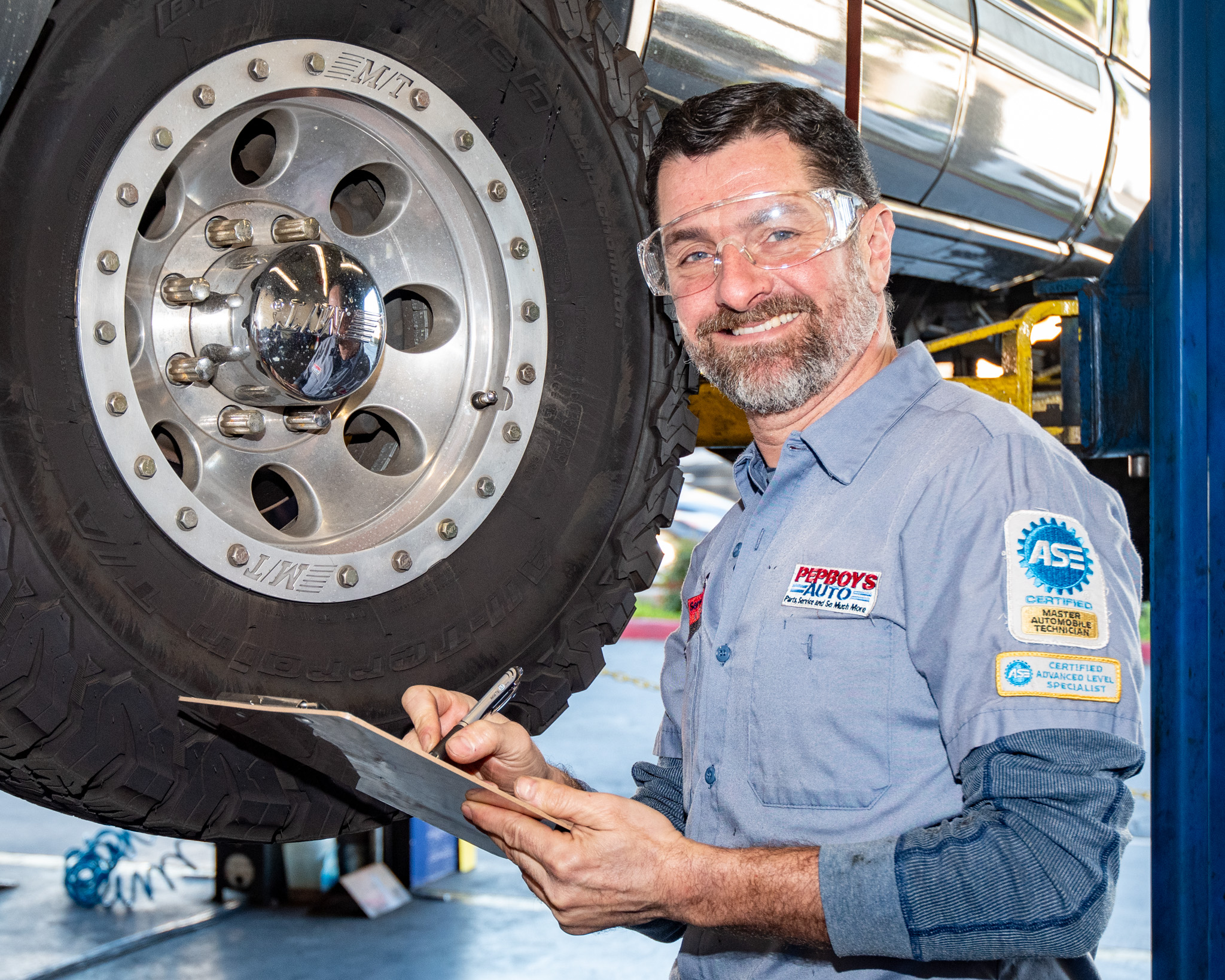 Pep Boy's Tech of the Year portrait